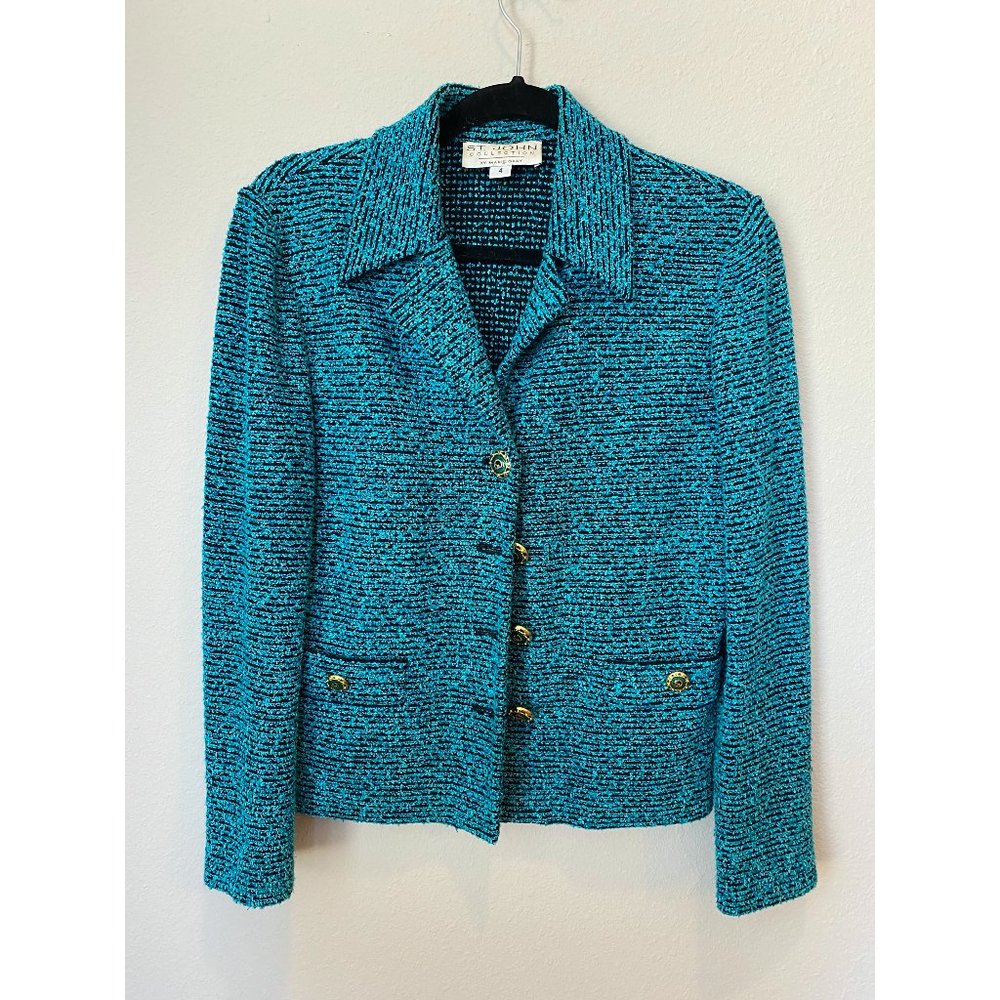 St. John Collection Stretch Boucle Jacket